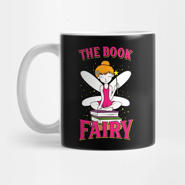 The Book Fairy T-Shirt Reading Teacher Librarian Gift by JensAllison